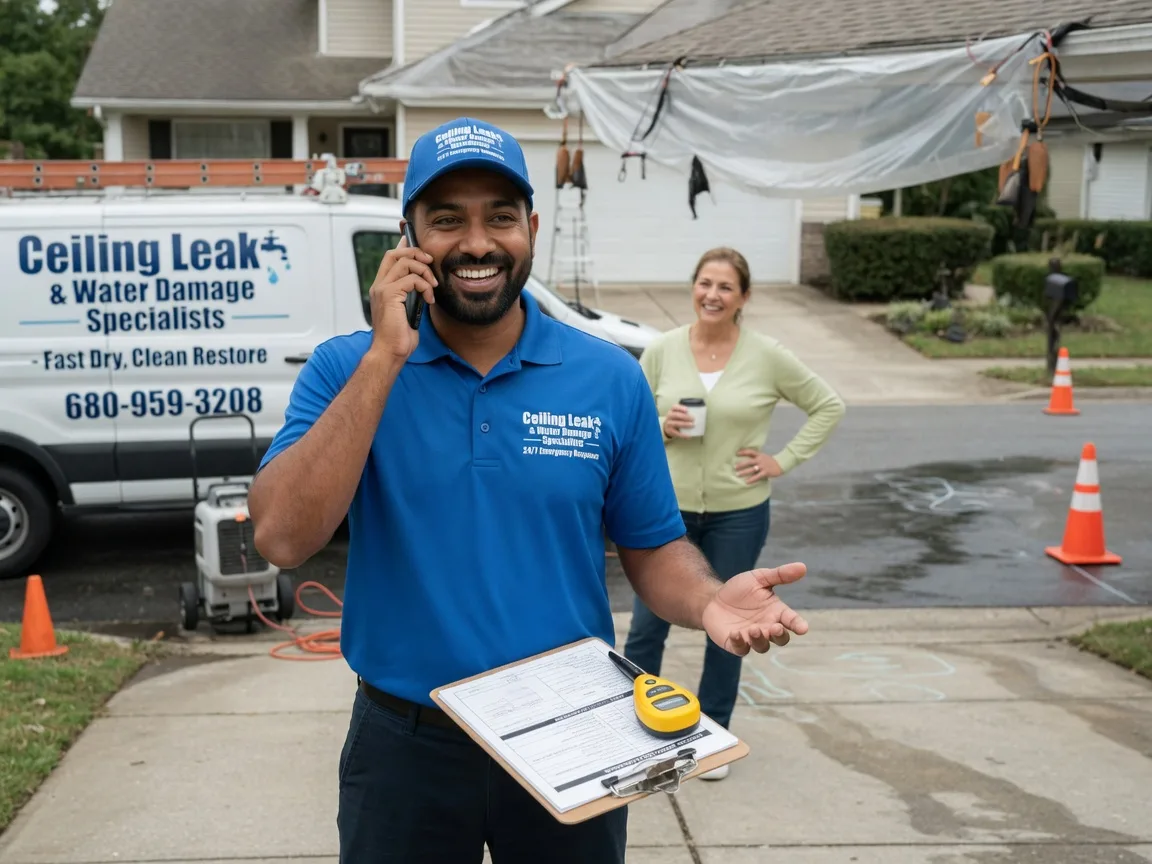 Ceiling Leak Cleanup Saint Joseph, MO FAQs